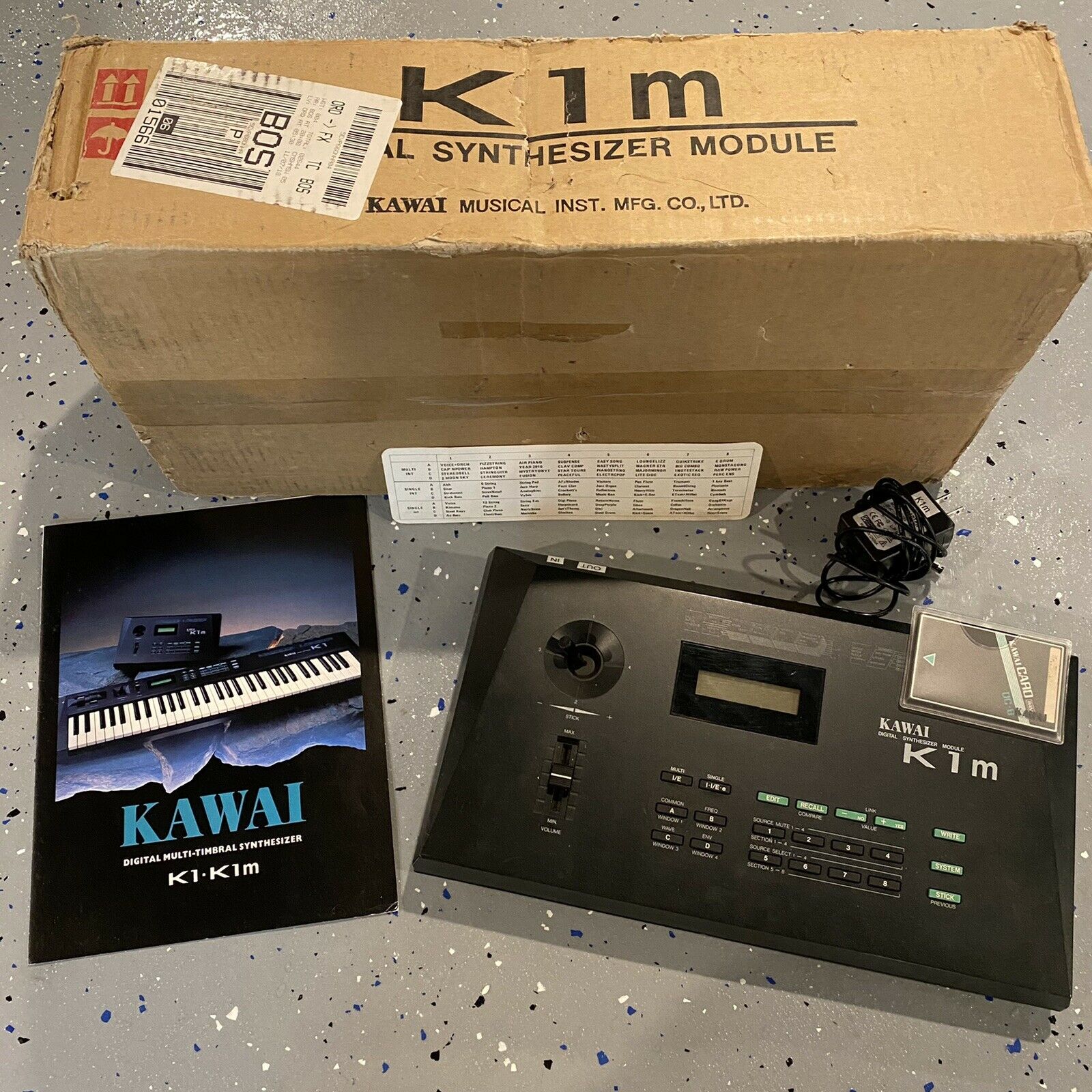 MATRIXSYNTH: Kawai K1M Digital Synthesizer Module w/ Original Box