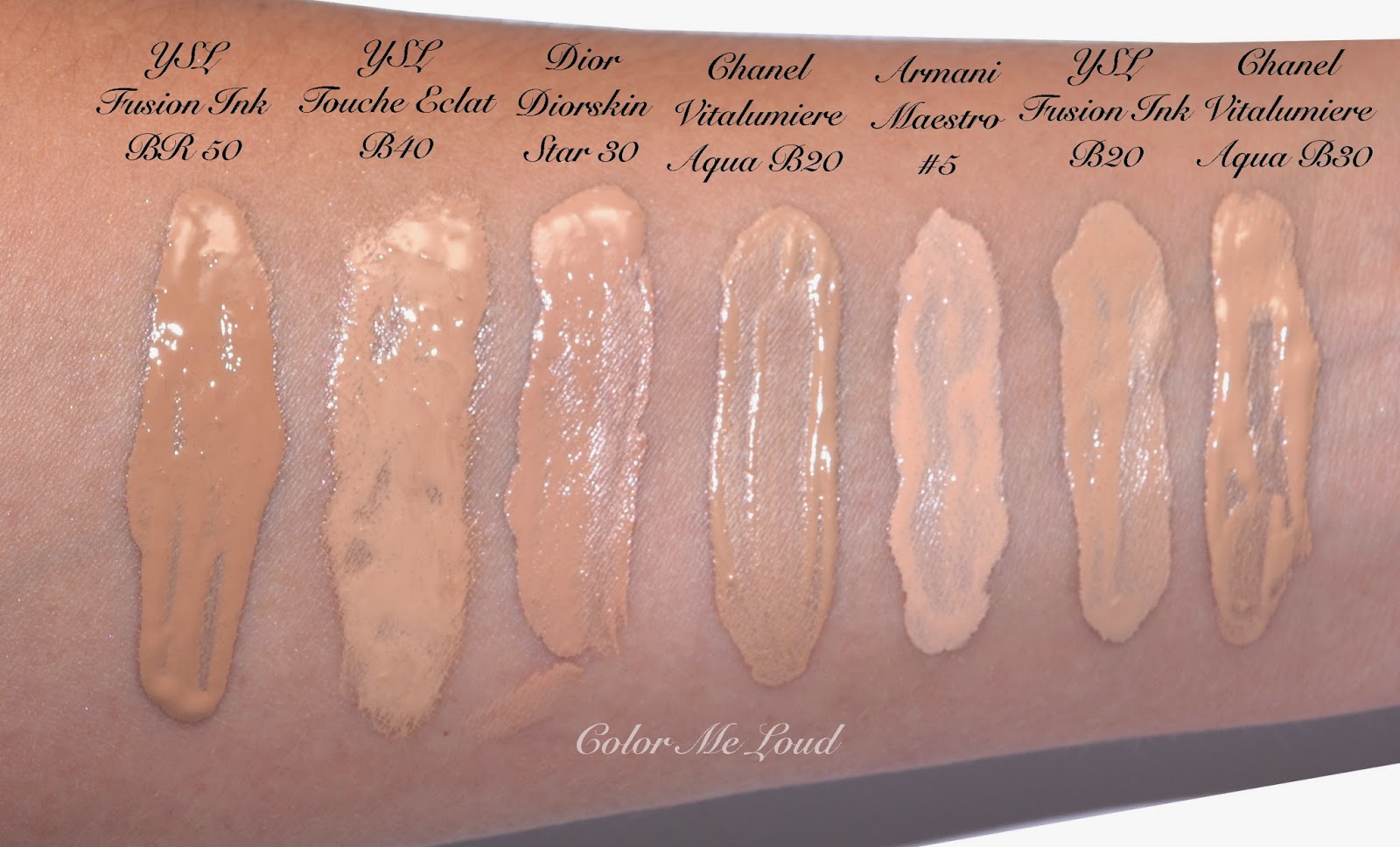 Yves Saint Laurent Encre de Peau Fusion Ink Foundation B20 and
