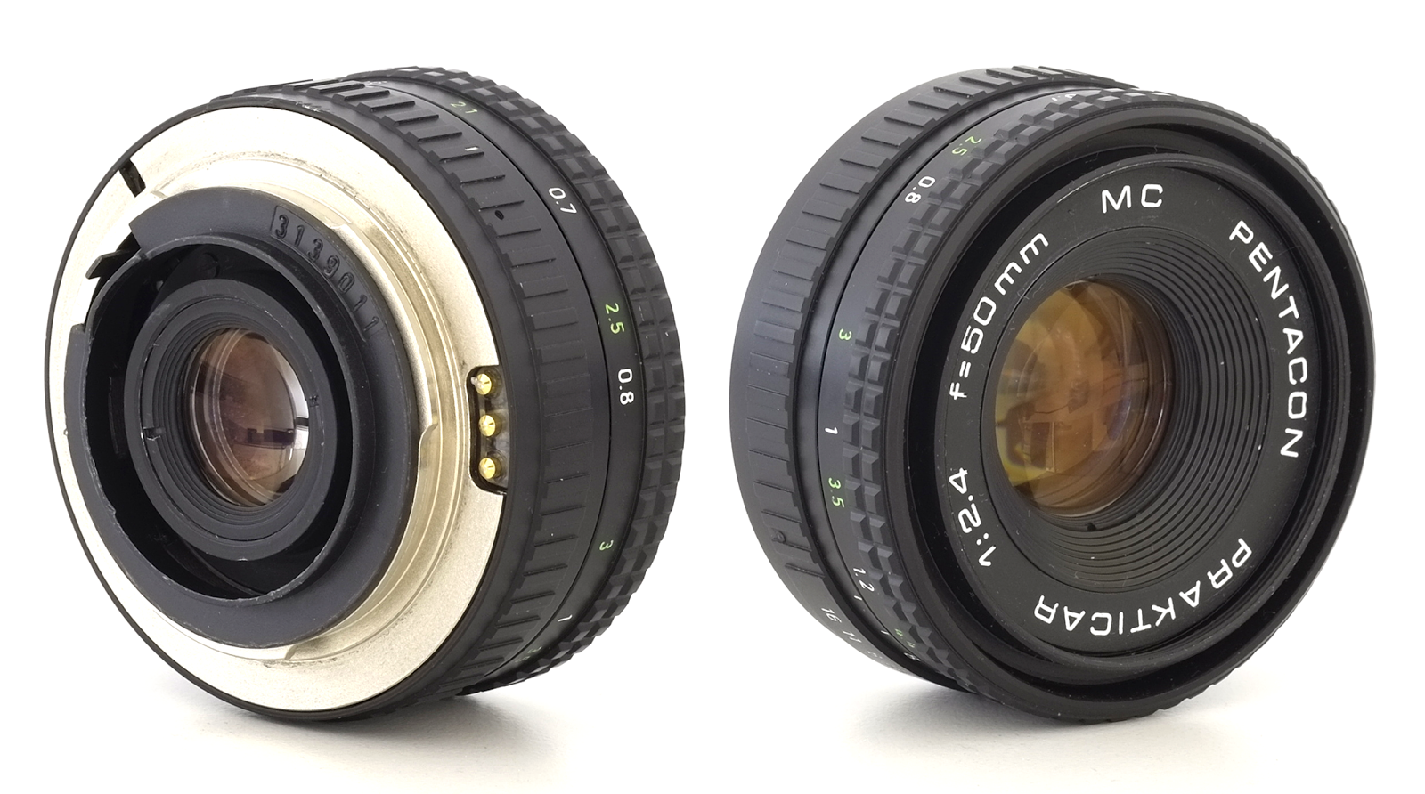 M42 MOUNT SPIRAL: VEB Pentacon MC Prakticar 50mm F2.4 (PB)*