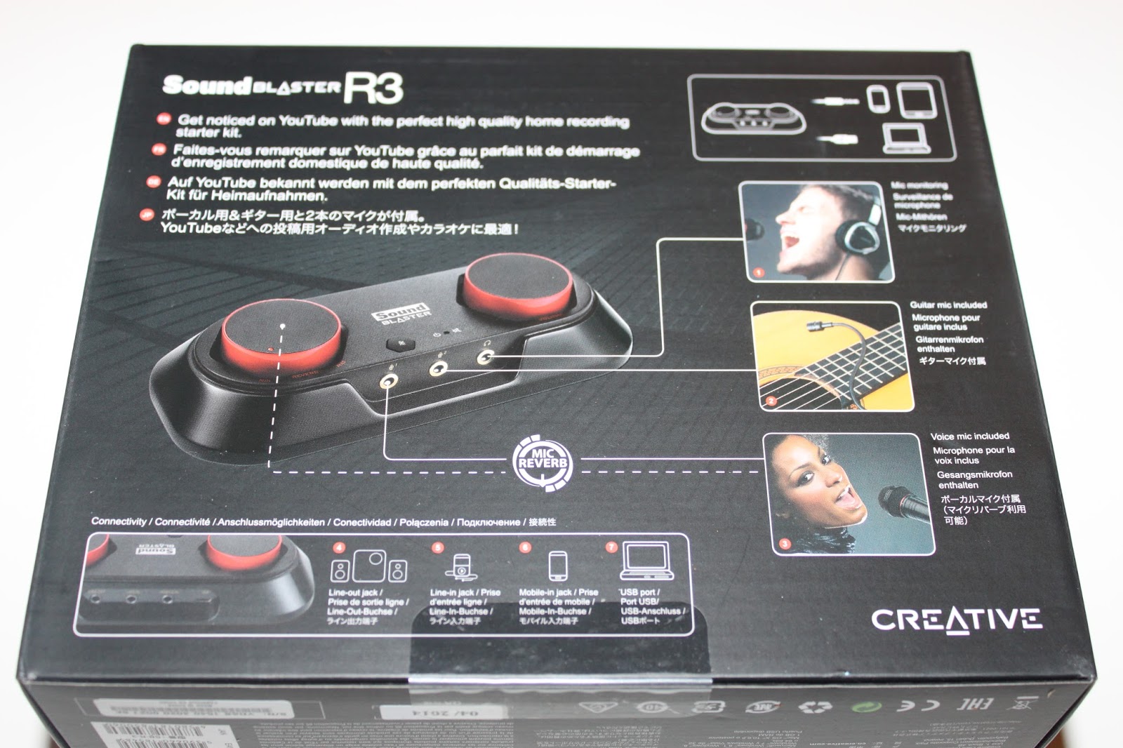 Stereowise Plus: Creative SoundBlaster R3 YouTube Audio Recording