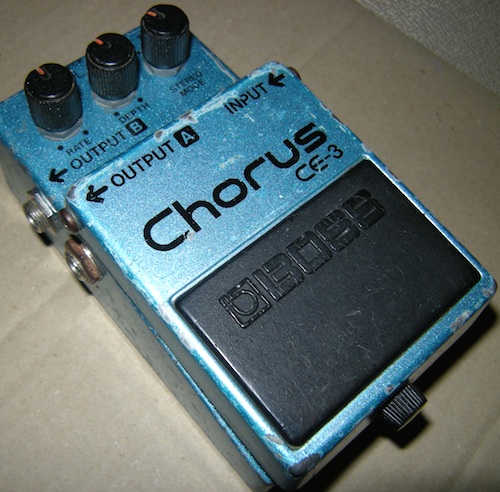 音響的電子工作: BOSS CE-3 Chourus ローノイズ＆ワイドレンジ化改造・MOD