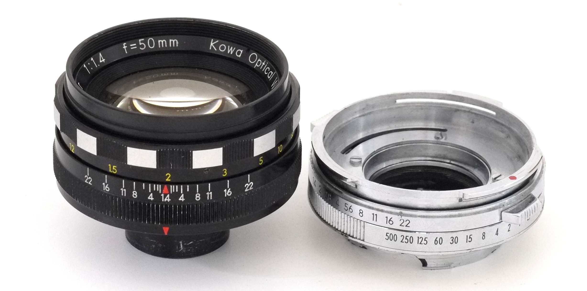 M42 MOUNT SPIRAL: KOWA Optical Works PROMINAR 50mm F1.4 (Kallo 140