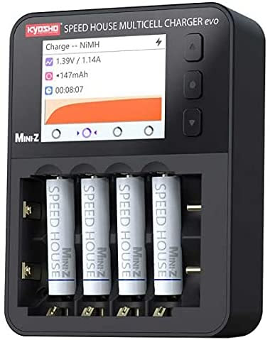 充電器レビュー】京商 マルチセルチャージャーEVO【ミニ四駆】-まめ模型