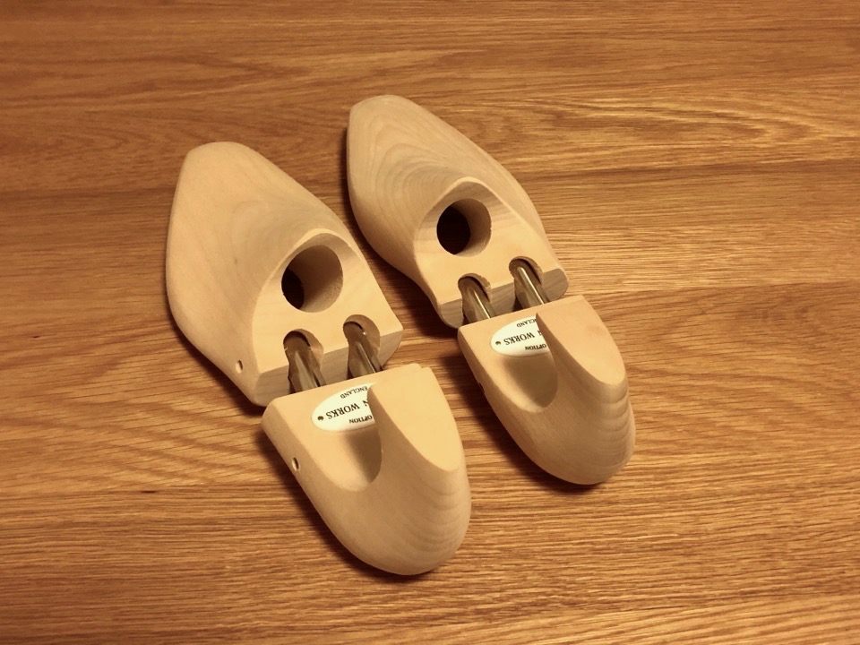 ユニオンワークスさんのオリジナルシューツリーを購入してみた！-いま