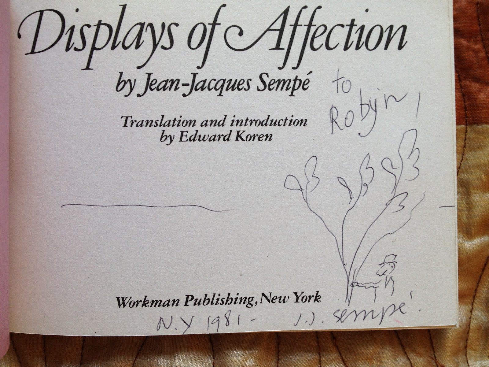Attempted Bloggery: Jean-Jacques Sempé: A Display of Affection