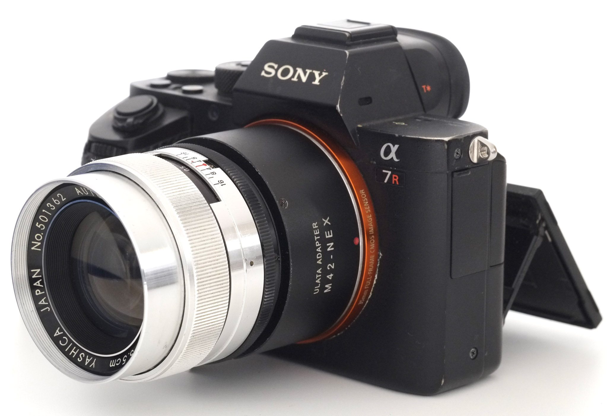 M42 MOUNT SPIRAL: YASHICA Auto YASHINON 5.5cm F1.8 (M42 mount)