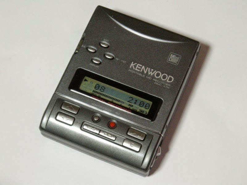 みはの徒然ブログ: KENWOOD PORTABLE MD RECORDER DMC-A7R