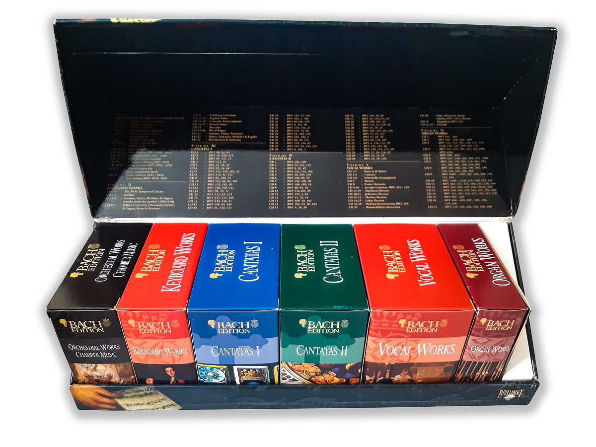 ⭐︎Bach Edition Complete Works 160 CD Box BACH EDITION - Complete
