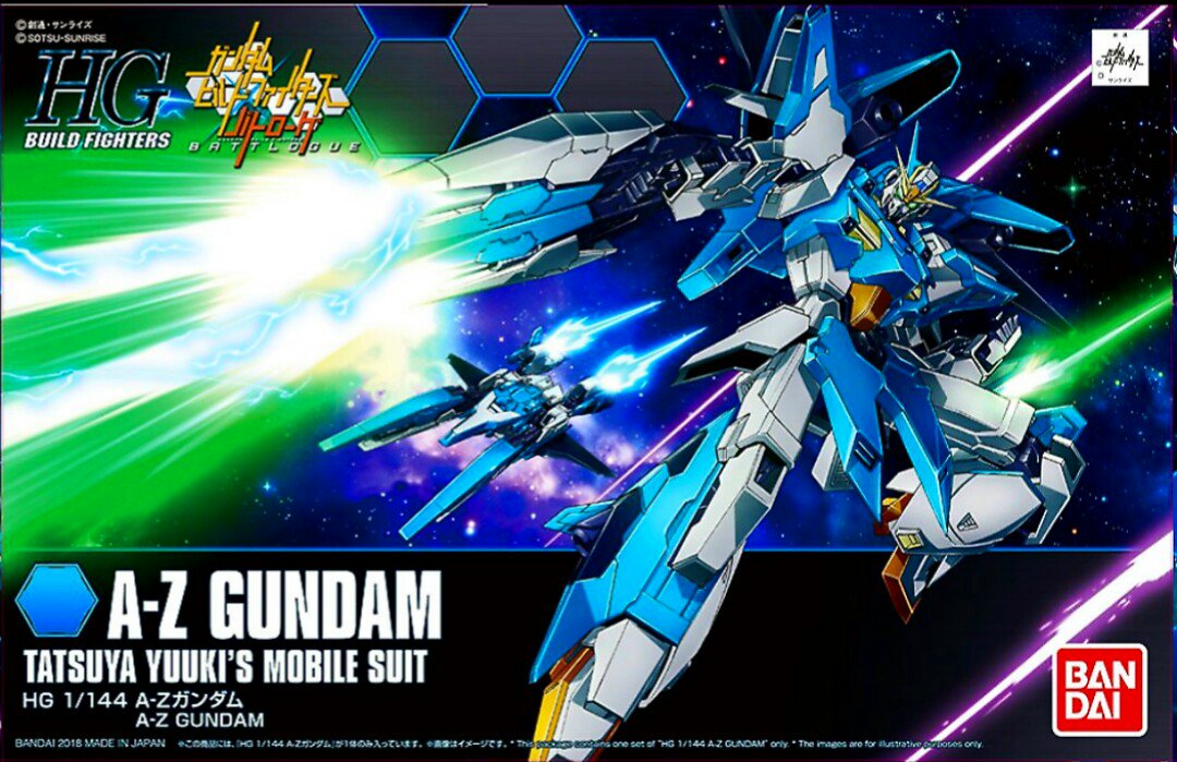 HGBF 1/144 A-Z Gundam [Amazon Japan] - Release Info