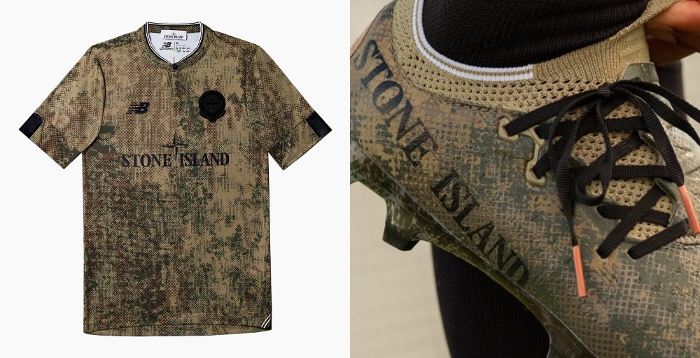 New Balance x Stone Island Football Kit & Boots Revealed - to Be