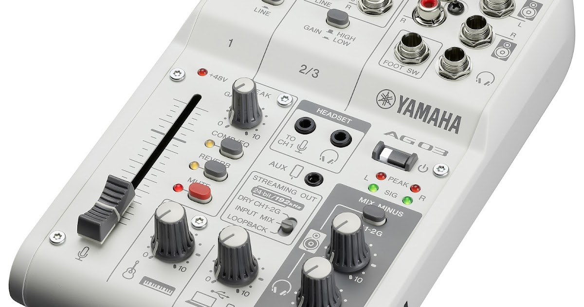 AG03MK2 配信向けオーディオインターフェースの定番機がアップグレード