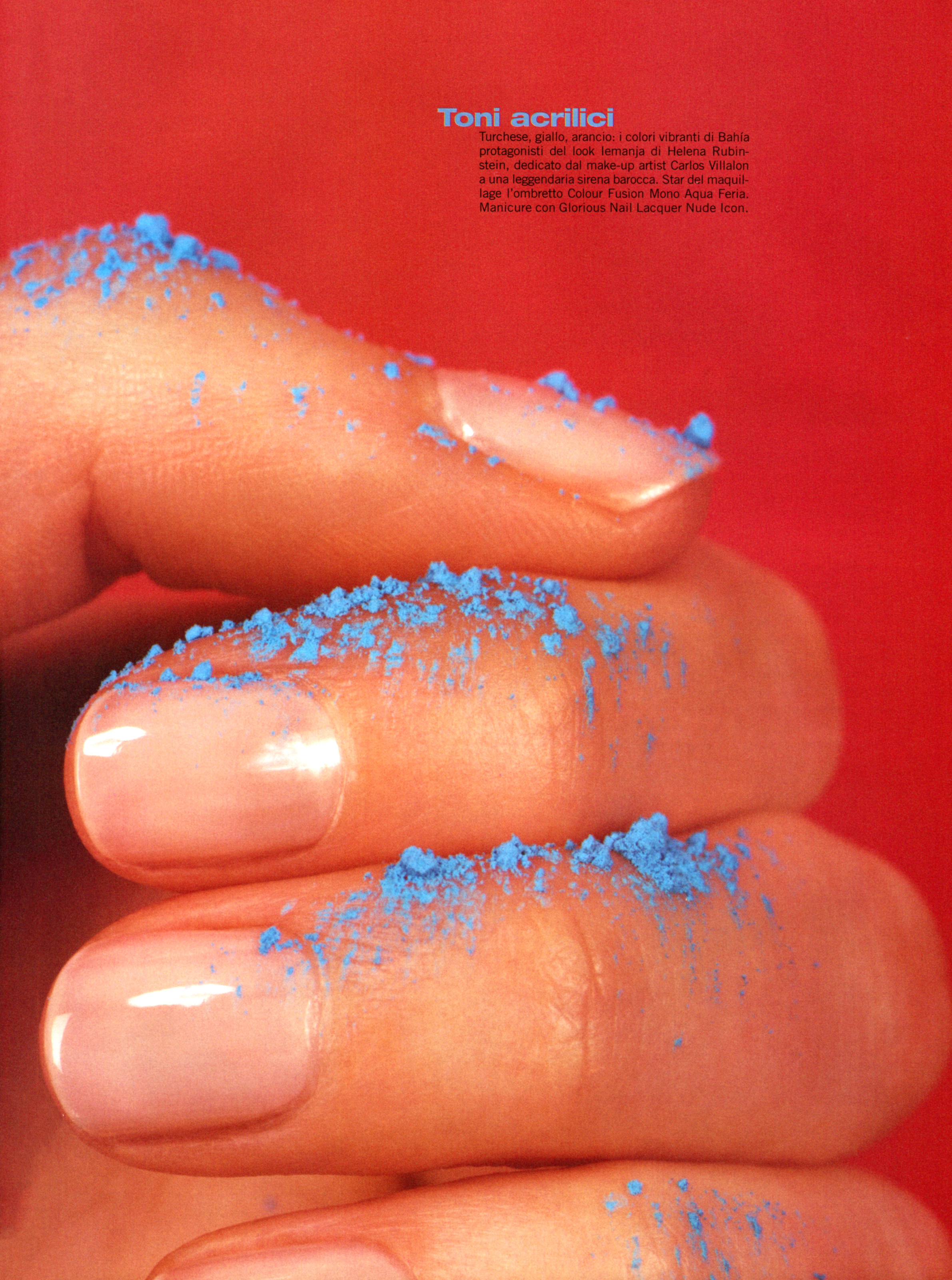 COVER: VOGUE ITALIA FEBRUARY 1999 BEAUTY COVER