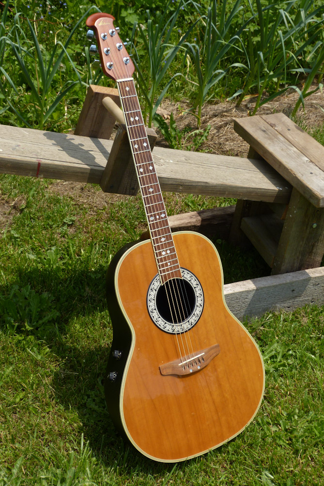 1980s Ovation Celebrity CC67 Acoustic/Electric Guitar
