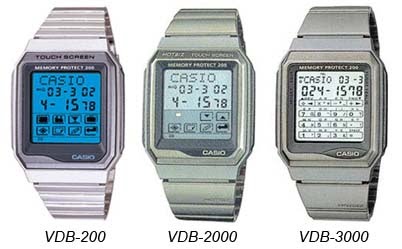 The life with Gadget etc: CASIO Touch Screen シリーズ (HOTBIZ) 勢揃い