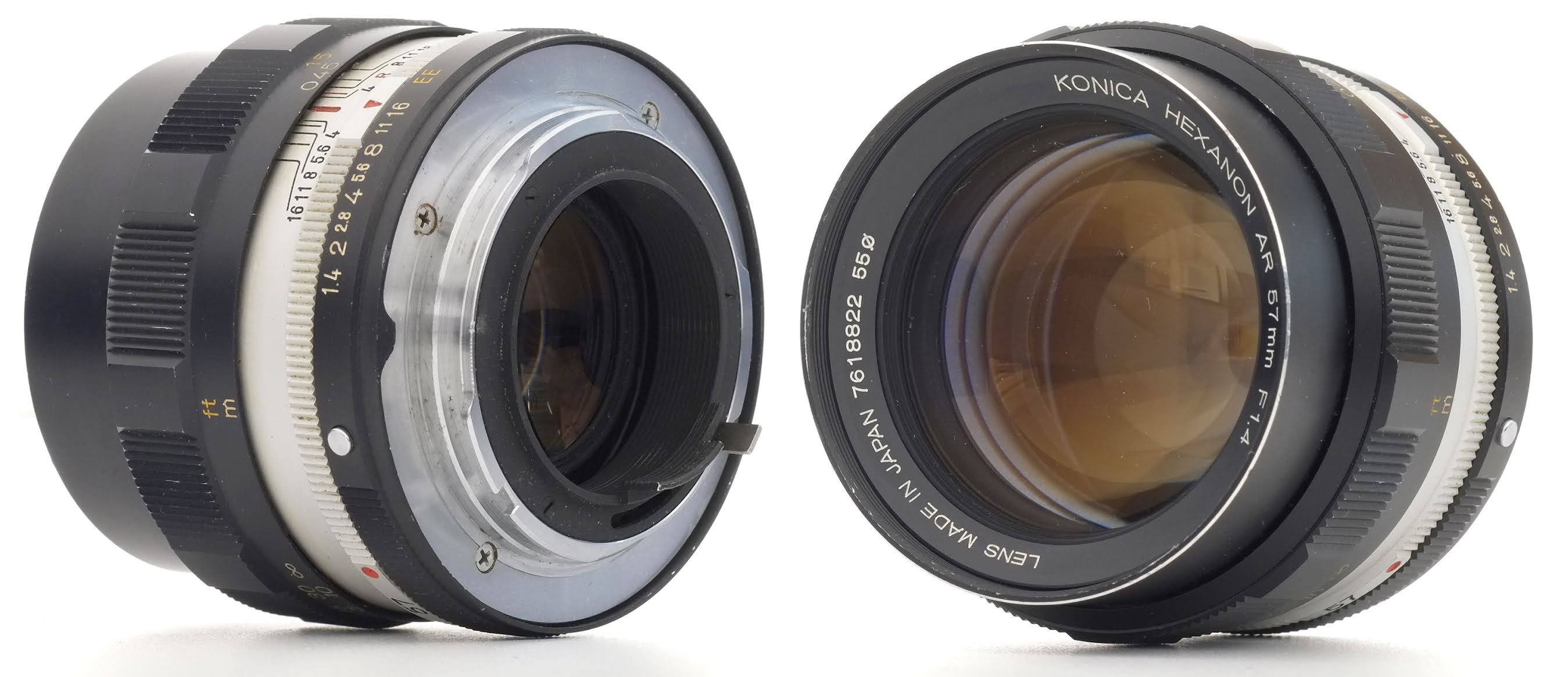 M42 MOUNT SPIRAL: KONICA HEXANON AR 57mm F1.4