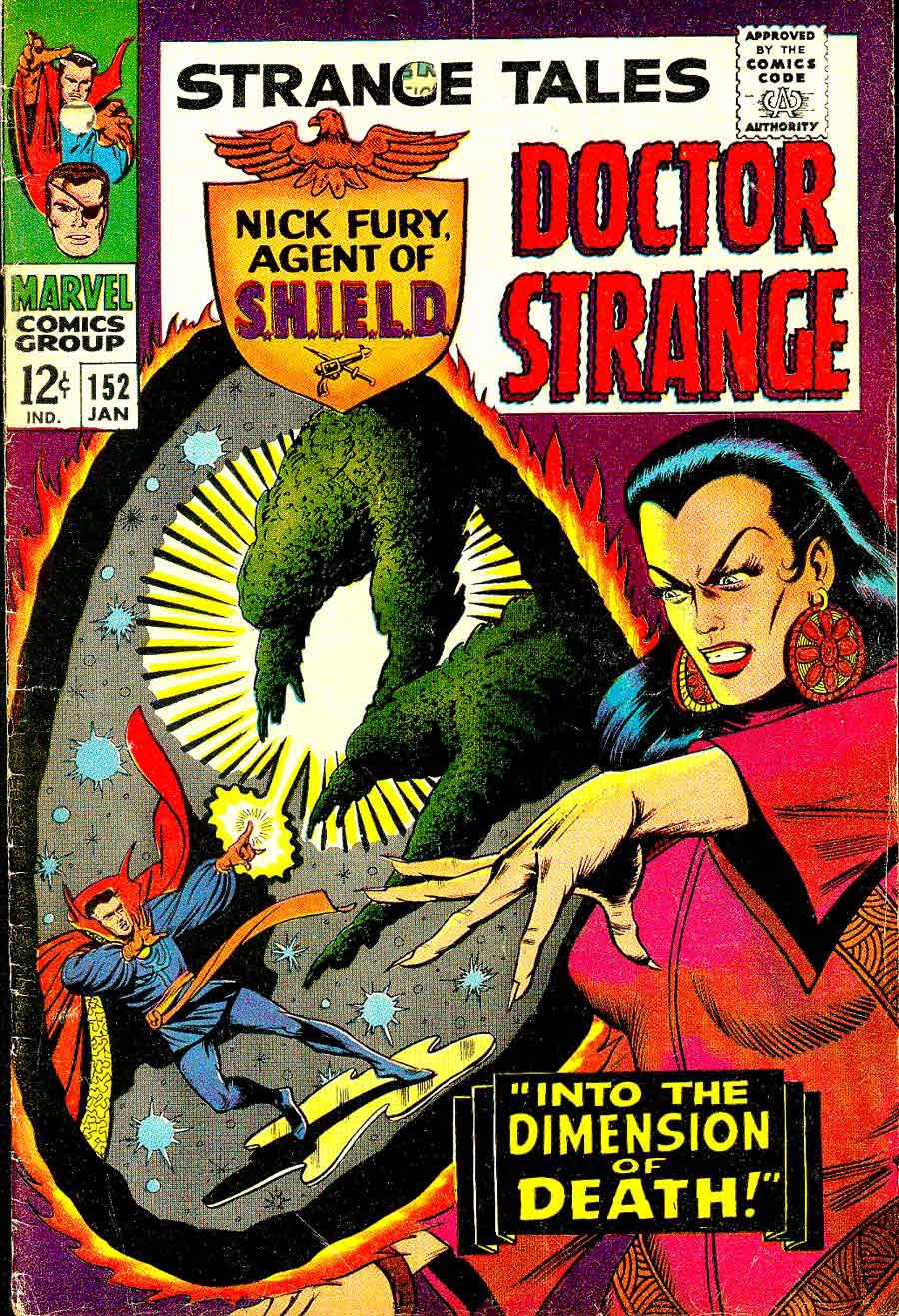 Strange Tales #152 - Jim Steranko art - Pencil Ink