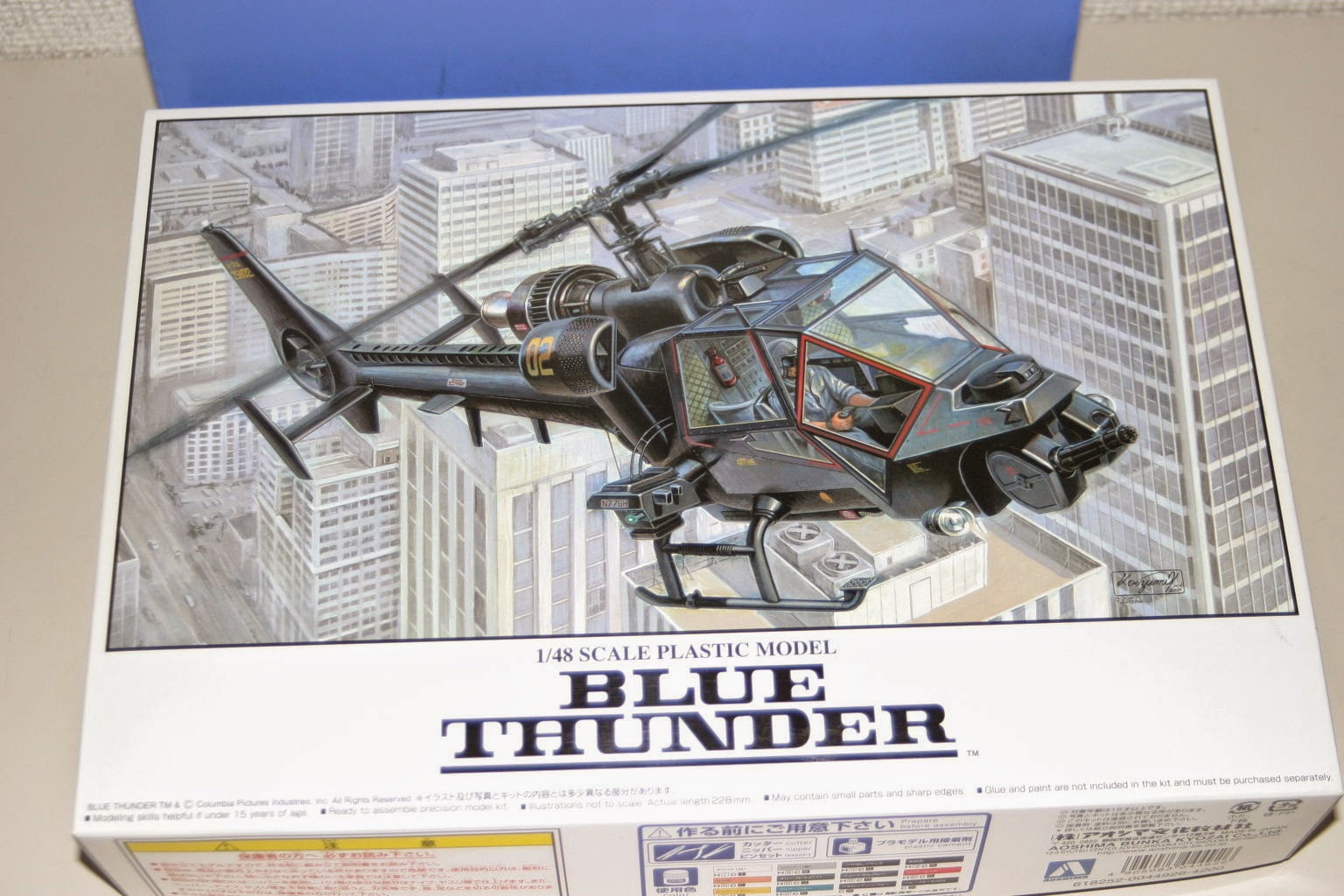 Bruce's Scale Modeling Domain: Aoshima 1/48 Scale Blue Thunder - A