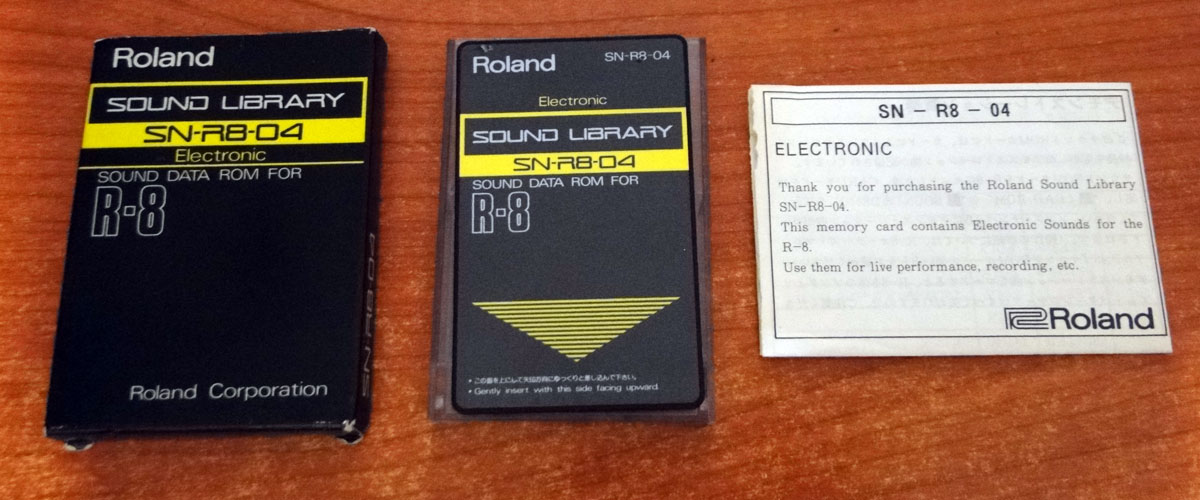 MATRIXSYNTH: Roland SN-R8-04 TR-808 Sample Expansion Card for