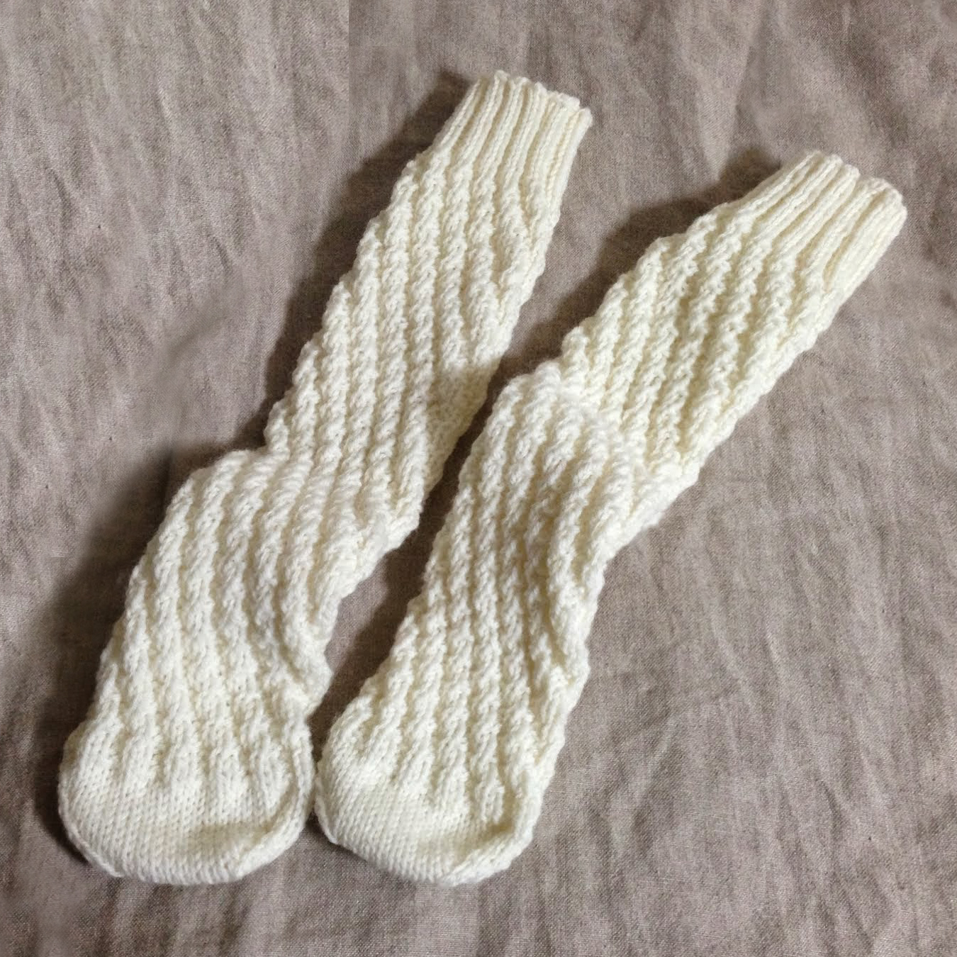 Sandy and Journey の編みものブログ。: ねじねじソックス