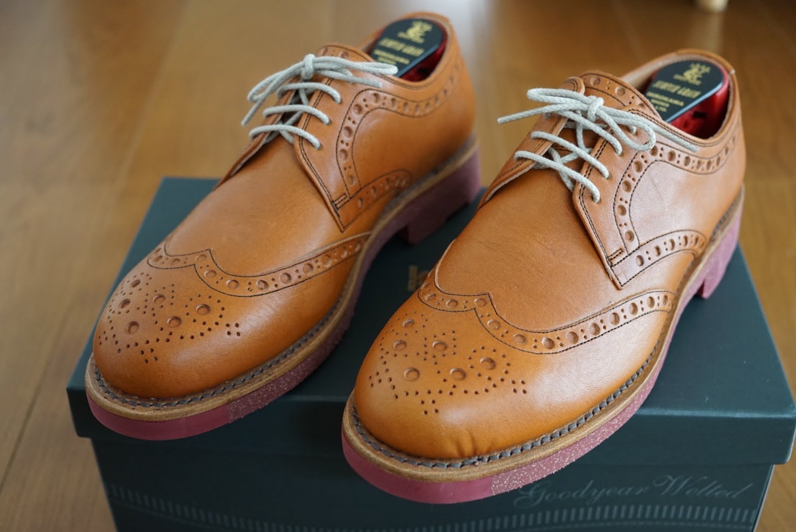 スコッチグレイン アウトレット限定のウイングチップを購入！-いまより