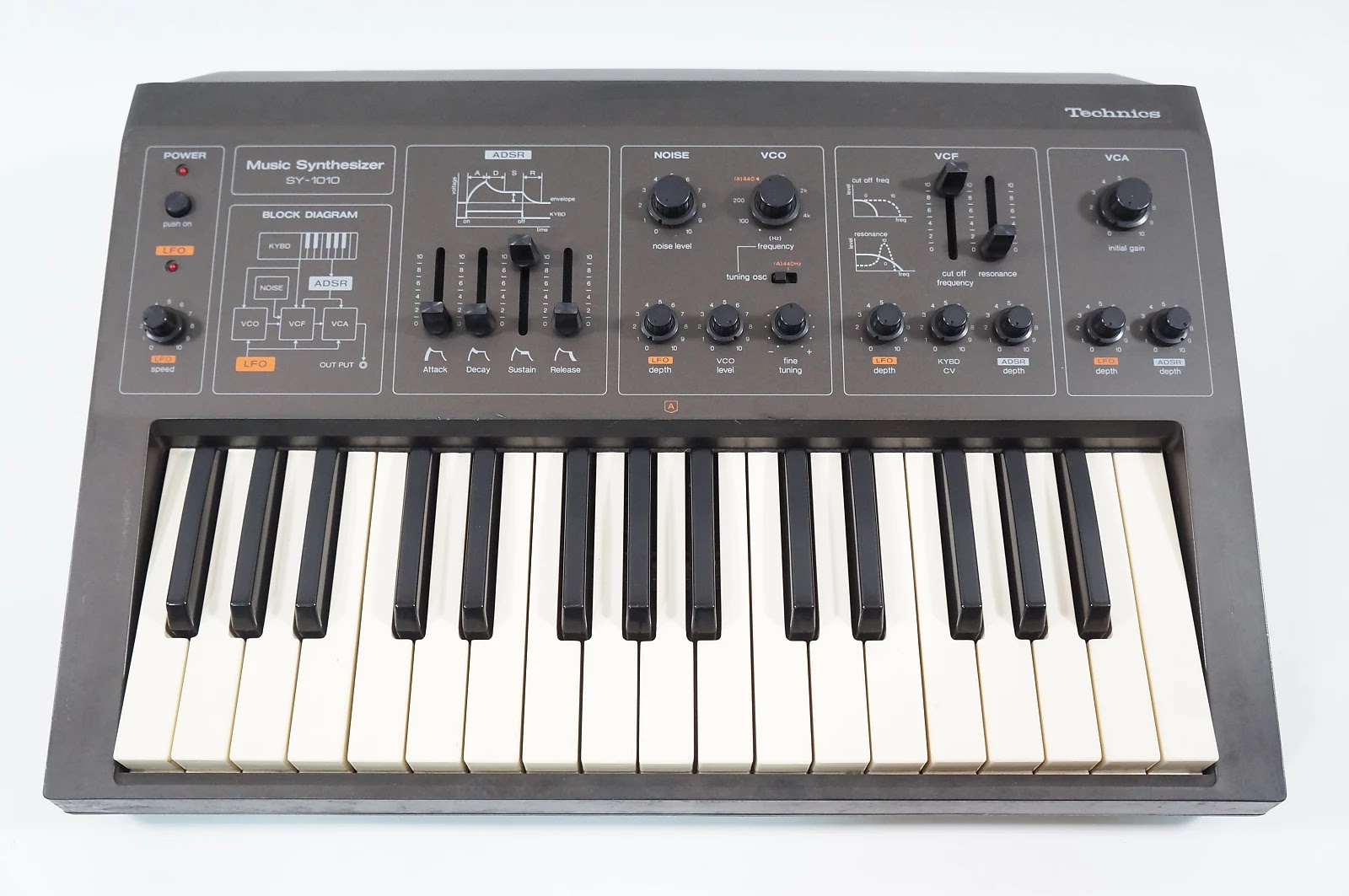 MATRIXSYNTH: Technics SY-1010 Analog Synthesizer w/ Japanese Panel