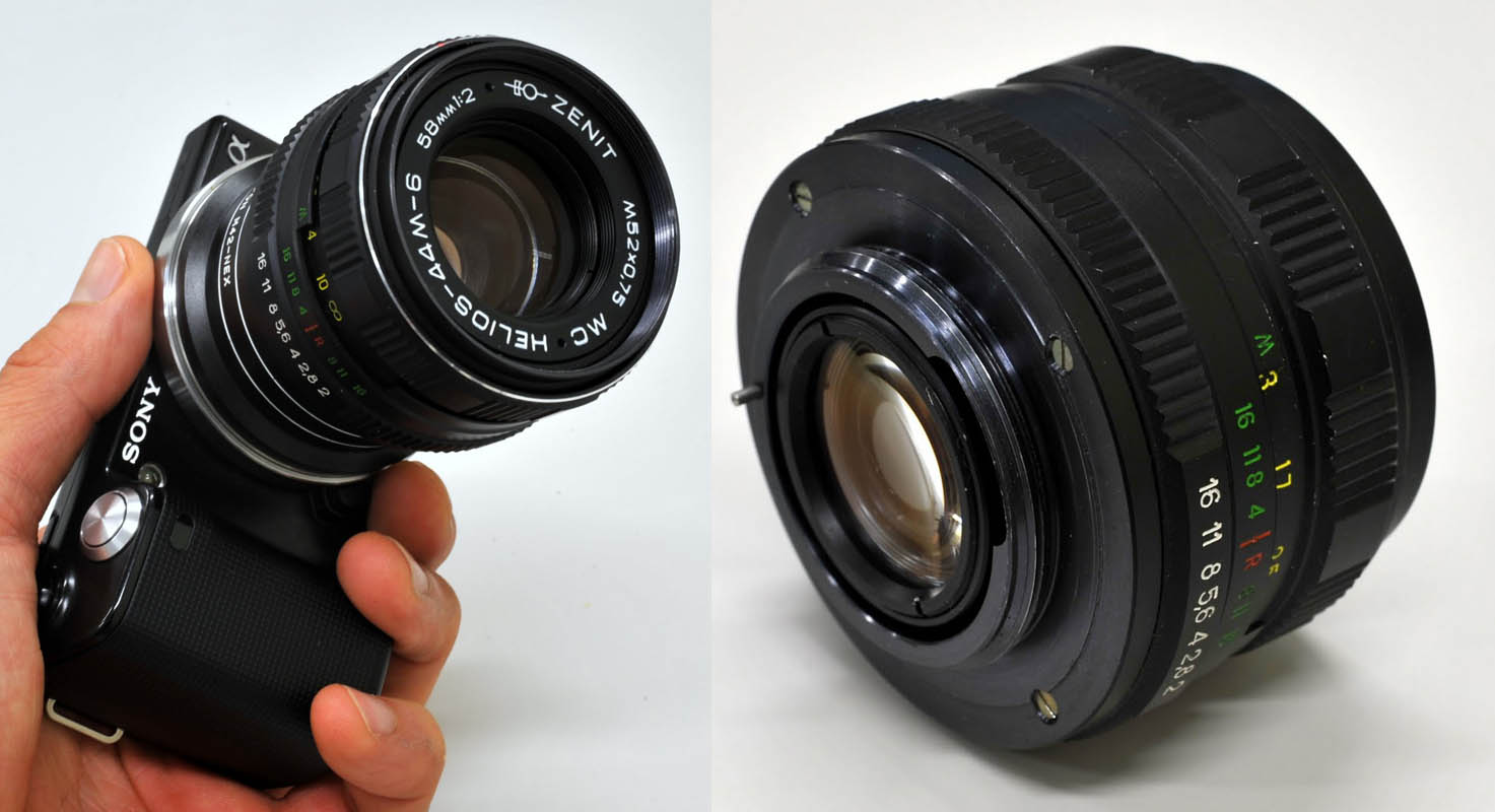 M42 MOUNT SPIRAL: HELIOS-44(M39), 44-2(M42), 44M(M42), 44M-6(M42