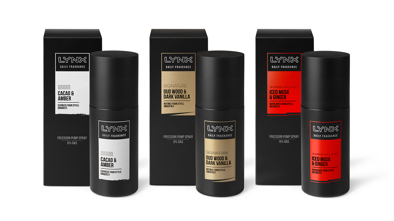 lynx daily fragrance / Blonde Male