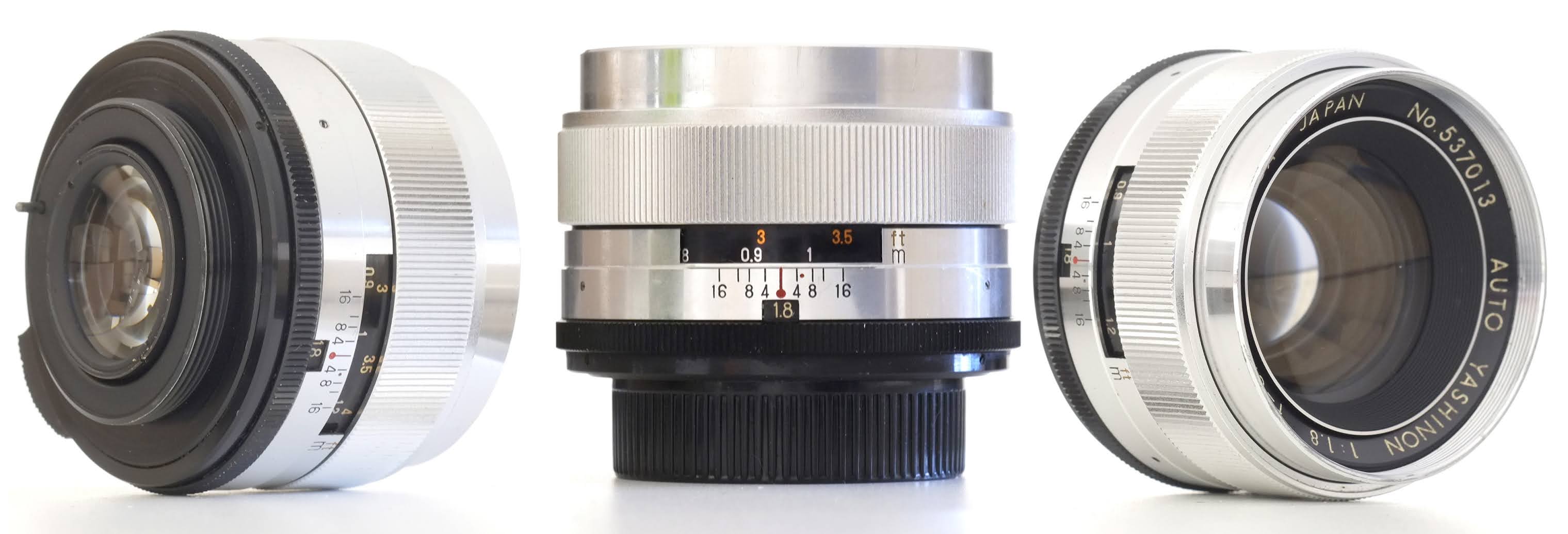 M42 MOUNT SPIRAL: YASHICA Auto YASHINON 5.5cm F1.8 (M42 mount)