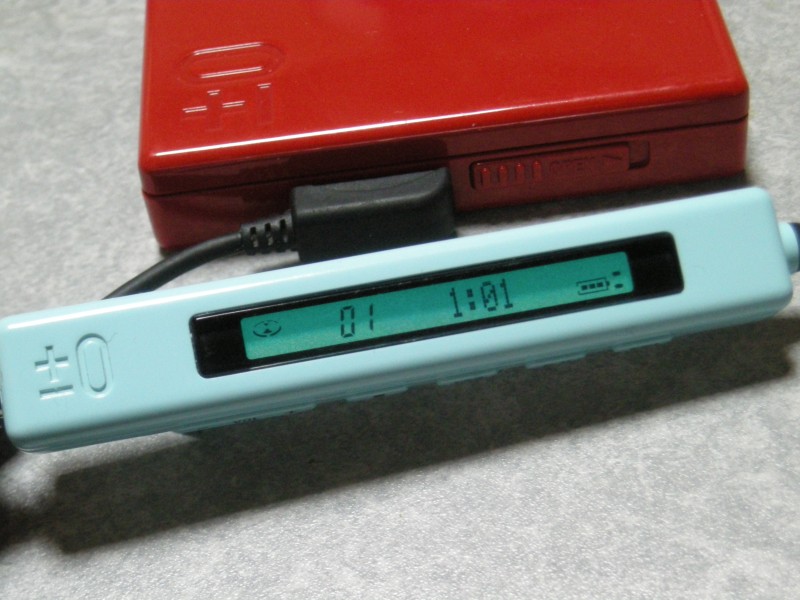 みはの徒然ブログ: ±0(プラスマイナスゼロ) PORTABLE MD PLAYER XAM-M010