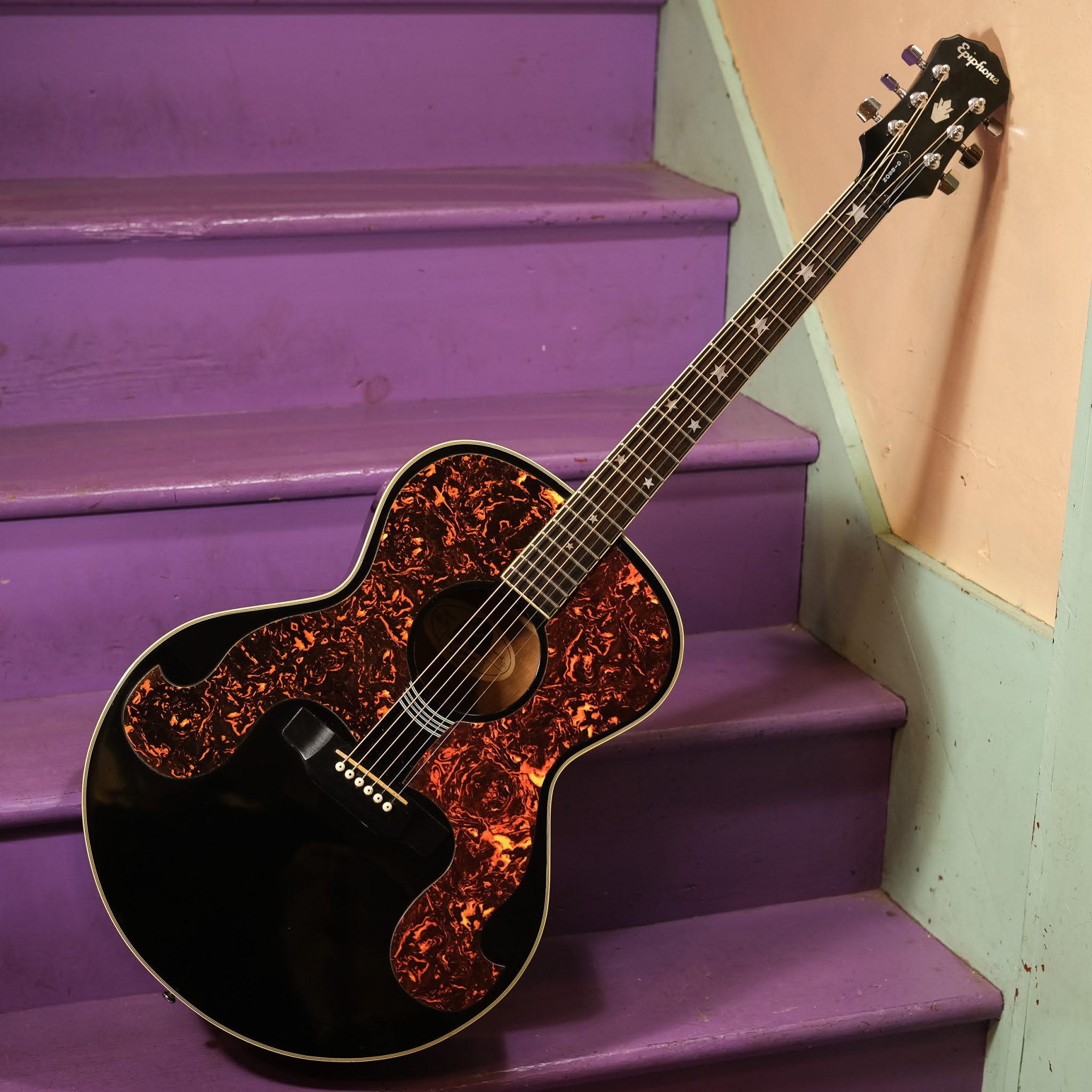 1990 Epiphone SQ-180 Everly Brothers Mini-Jumbo Guitar