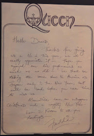 勝手に和訳 むしろ意訳: クイーンからファン宛へ直筆手紙 - Queen 和訳