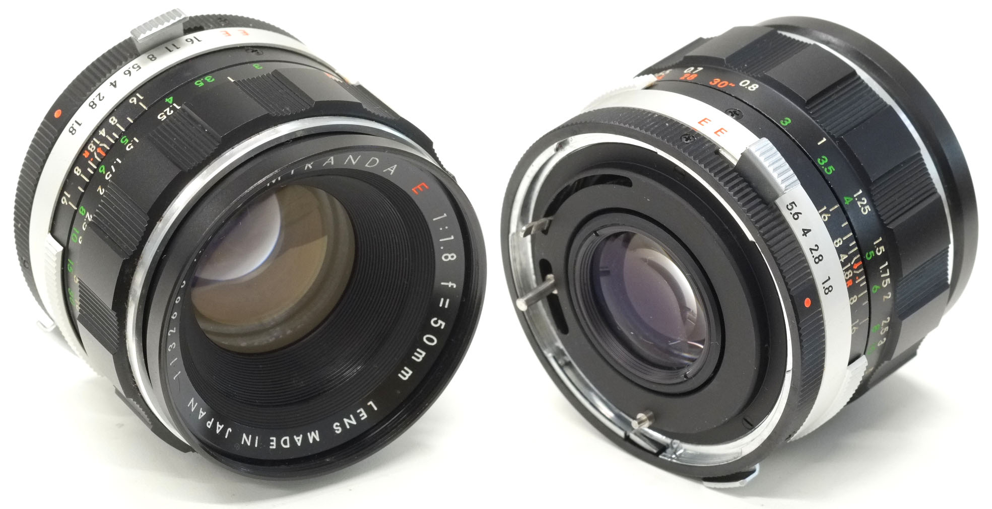 M42 MOUNT SPIRAL: Auto MIRANDA 5cm F1.9 and 50mm F1.8