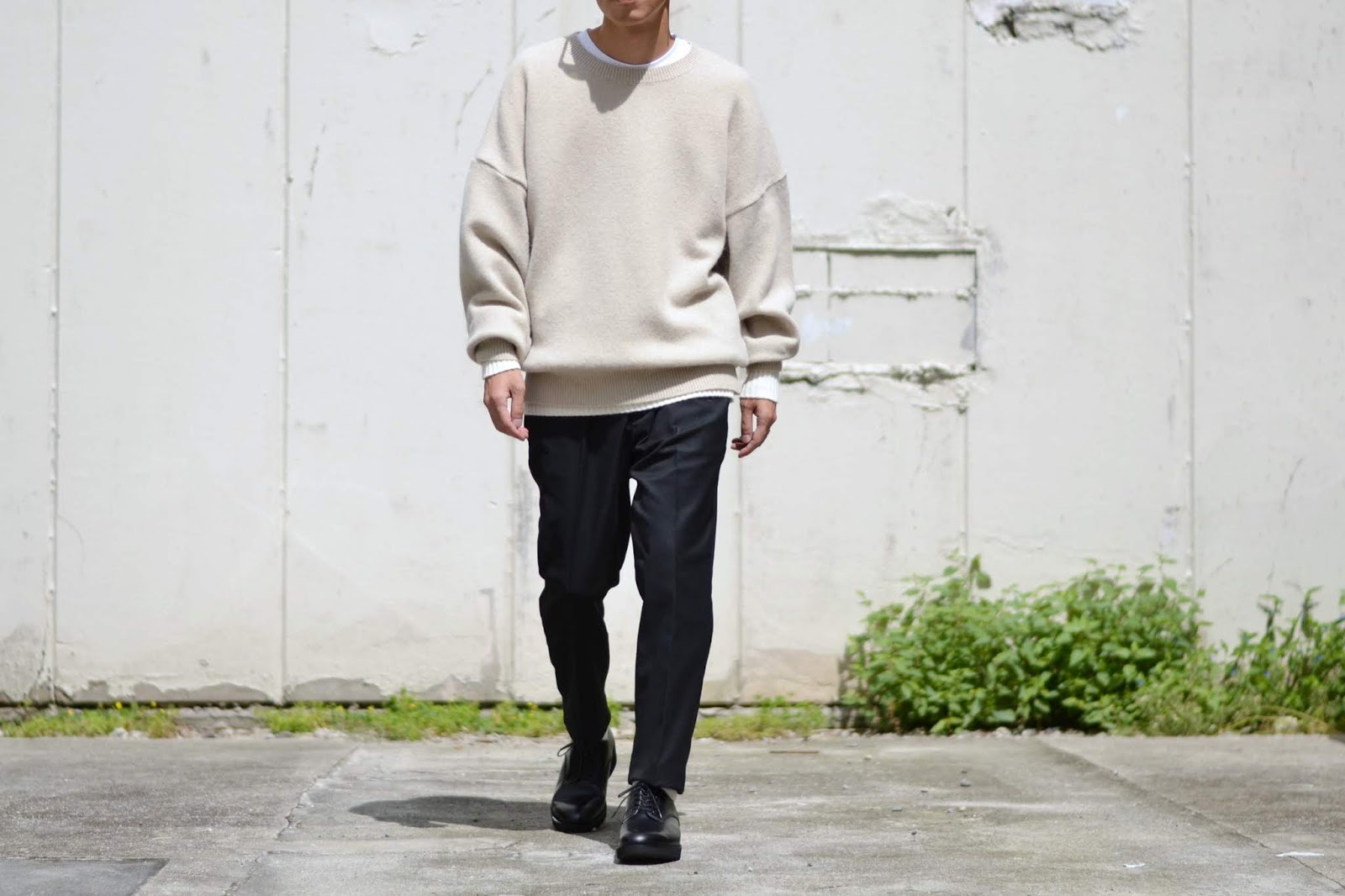stein / シュタイン「OVERSIZED DOUBLE KNIT LS」 - input staff blog