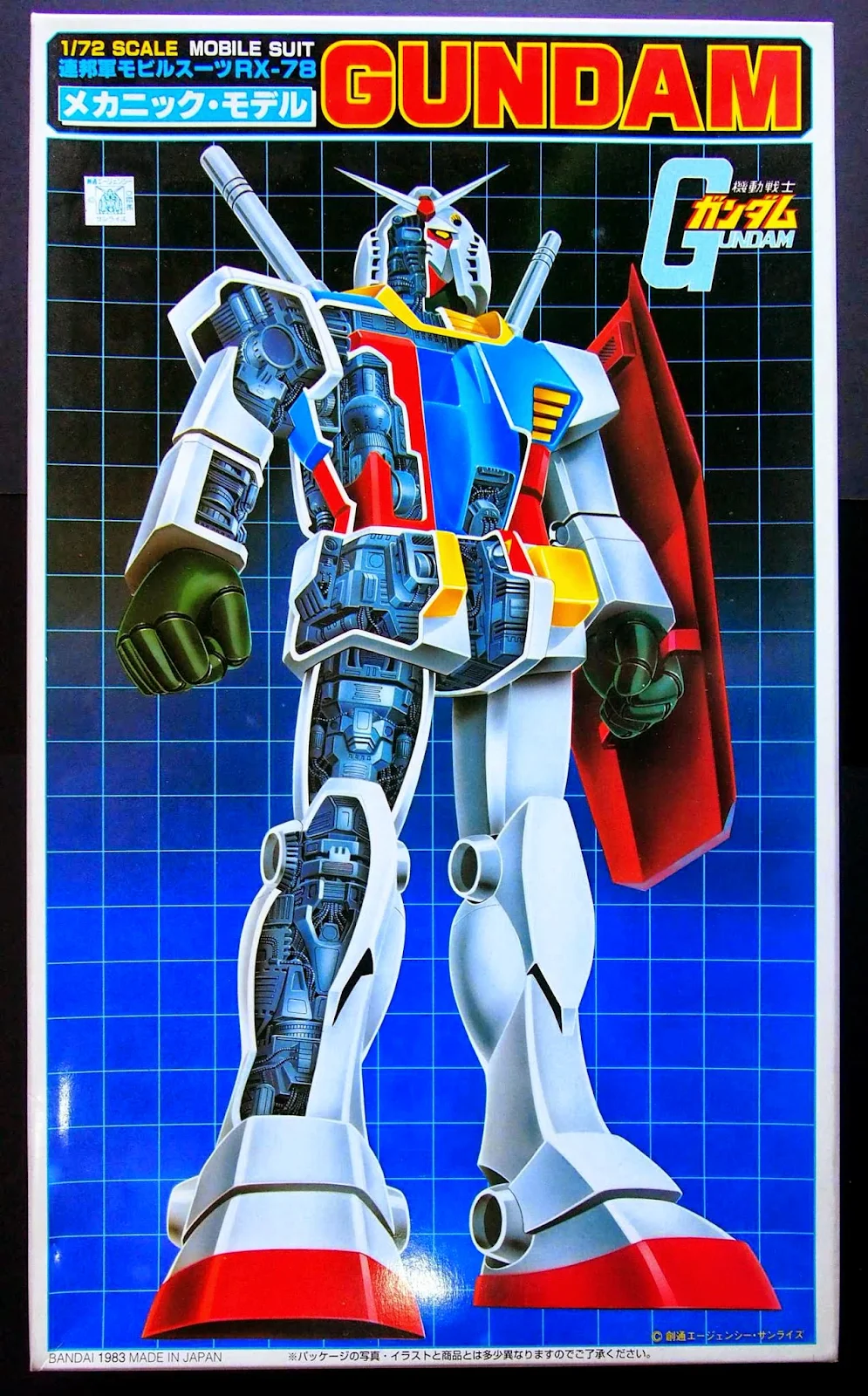 RX-78 ガンダム F.C.M フルカラーモデル ※箱ダメージ大※ RX-78