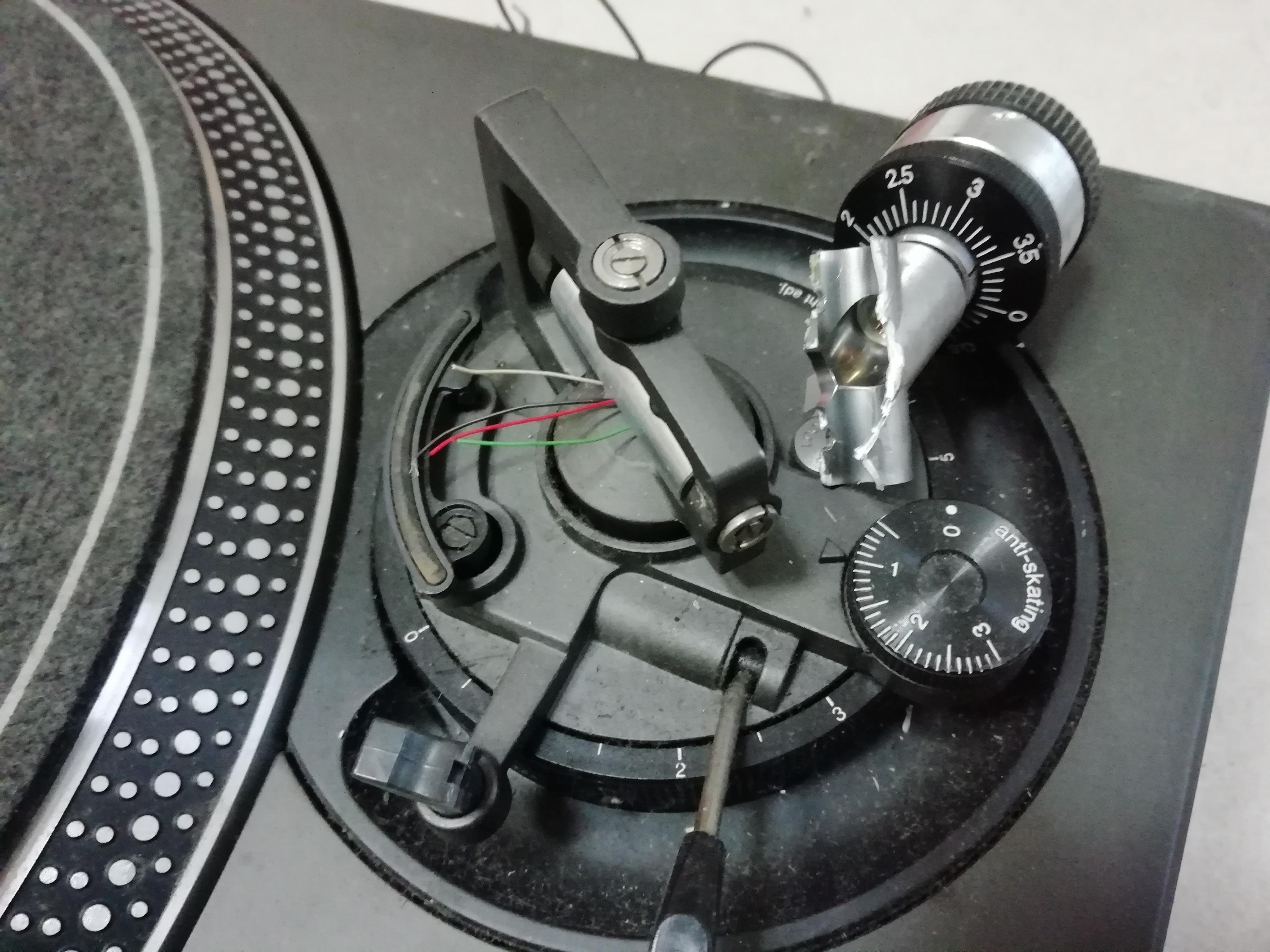 mattsbox: Technics/SL-1200MK3 (MK3D,MK5) トーンアーム交換