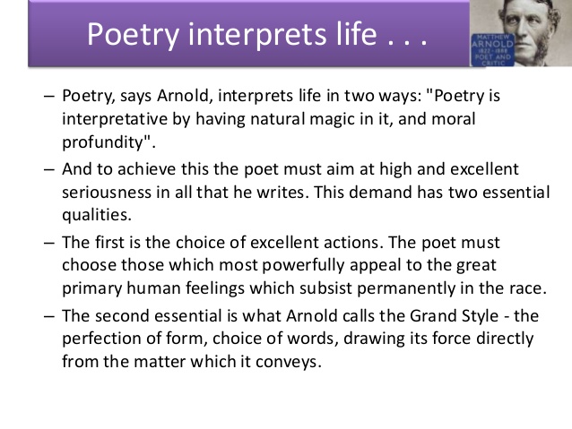 English Literature : Matthew Arnold Literary Criticism 'Study Of