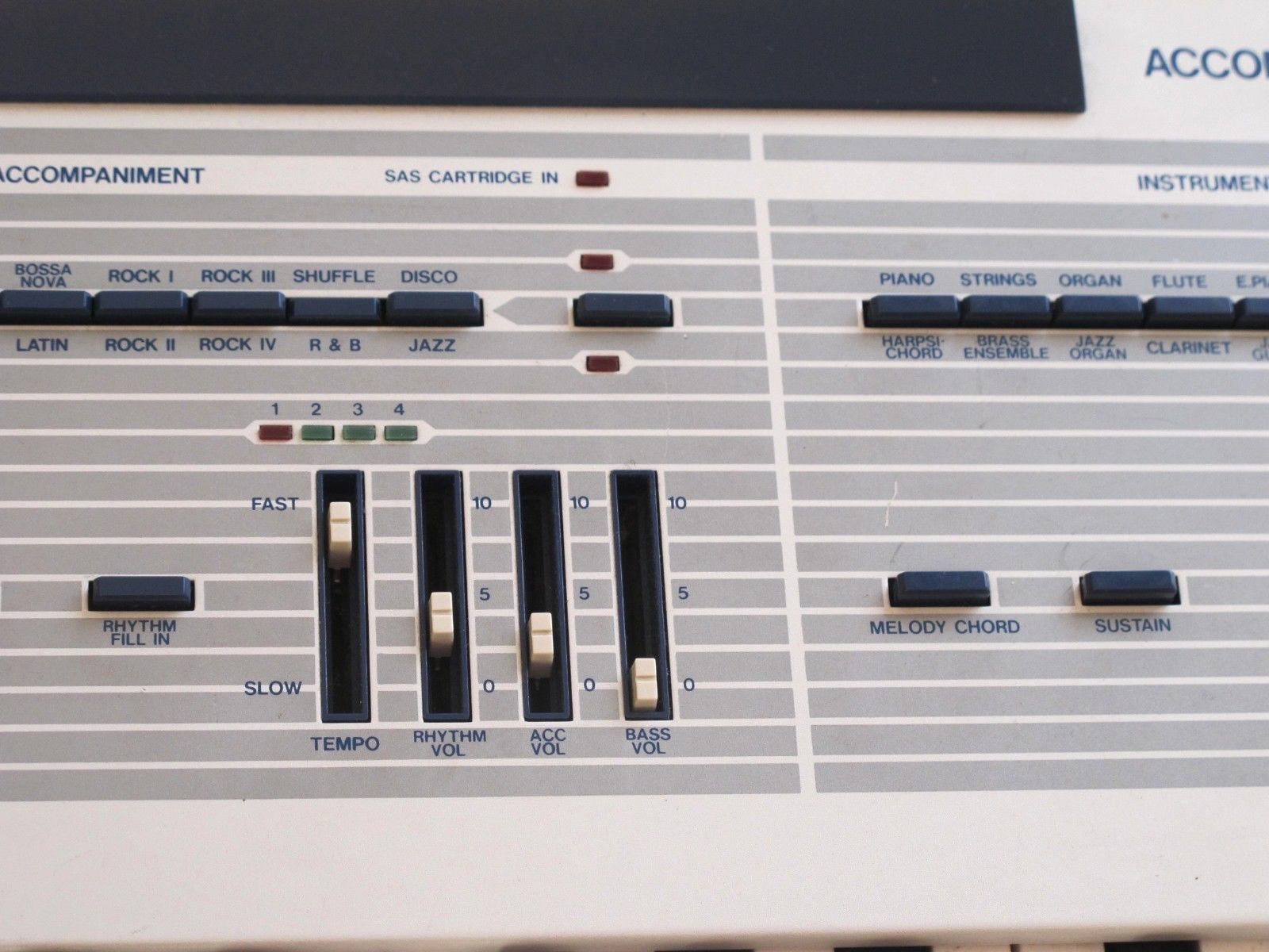 MATRIXSYNTH: Rare Korg Japan SAS-20 Keyboard Synth Vintage 1983