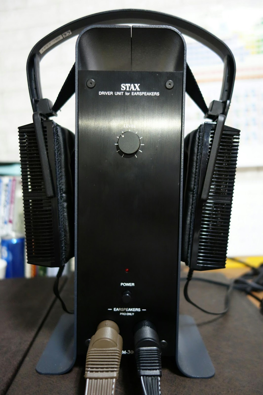 Speakerphone: STAX SR-202 Basic (over-ear headphones)