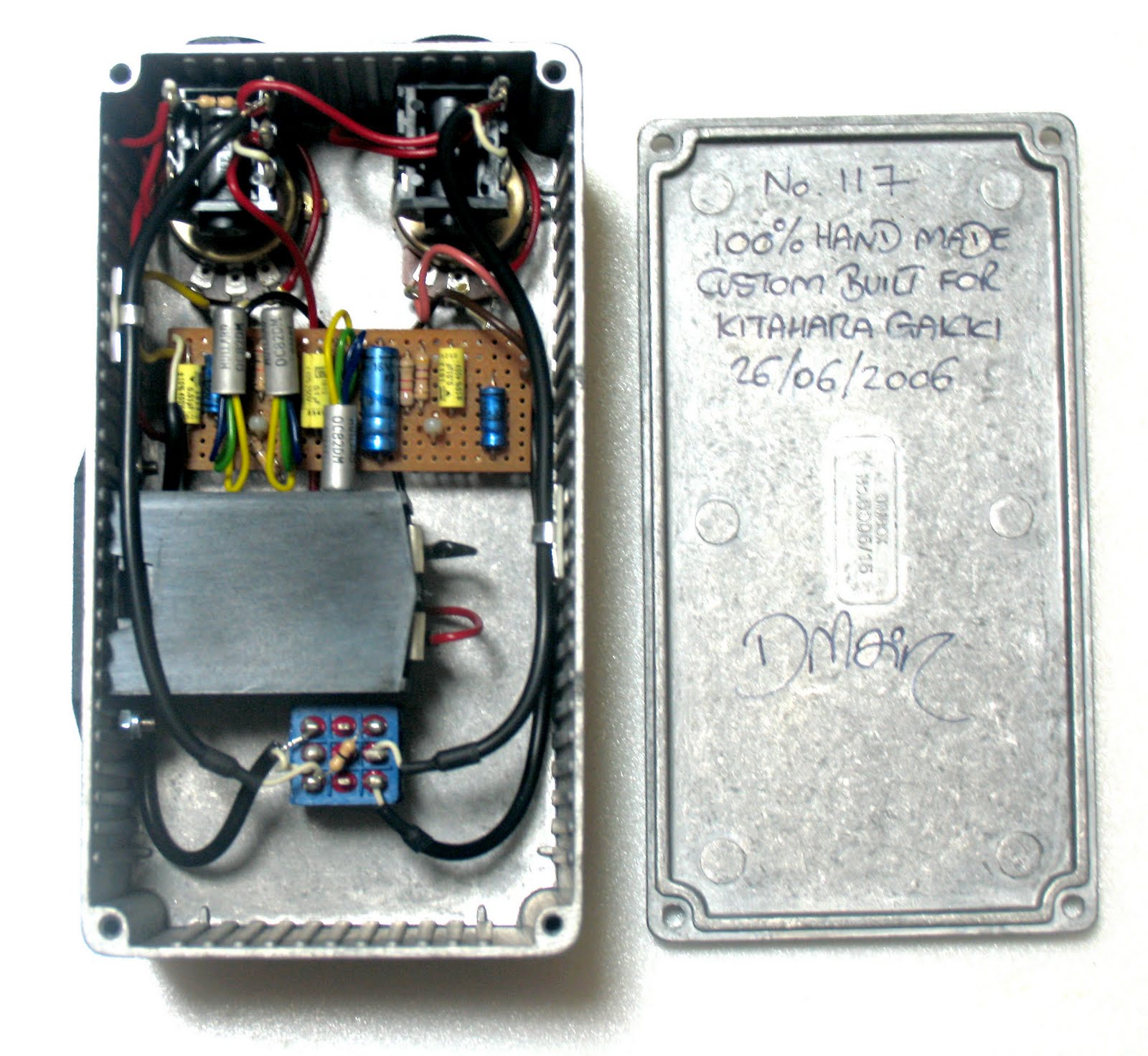 ハンドメイド TONE BENDER MKⅡ ゲルマニウムトランジスタ