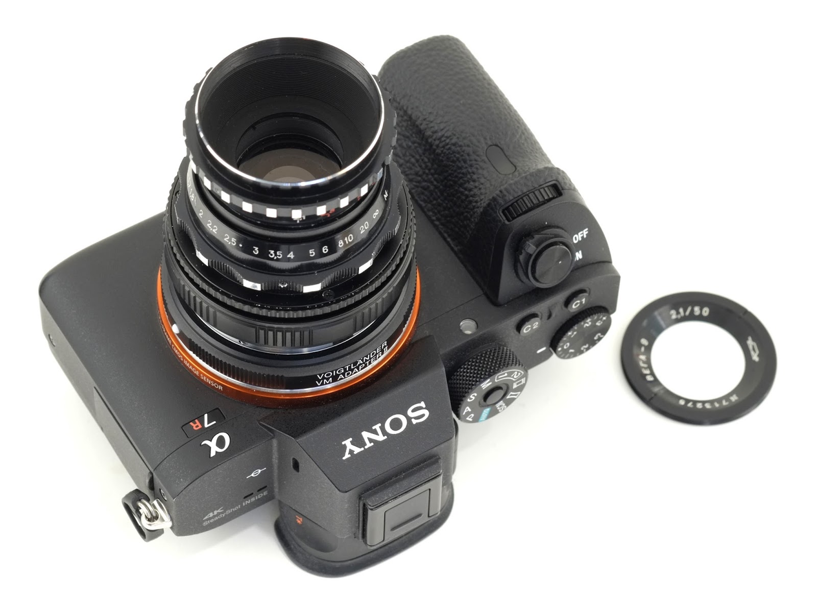 M42 MOUNT SPIRAL: KMZ VEGA-9 50mm F2.1, converted from Krasnogorsk