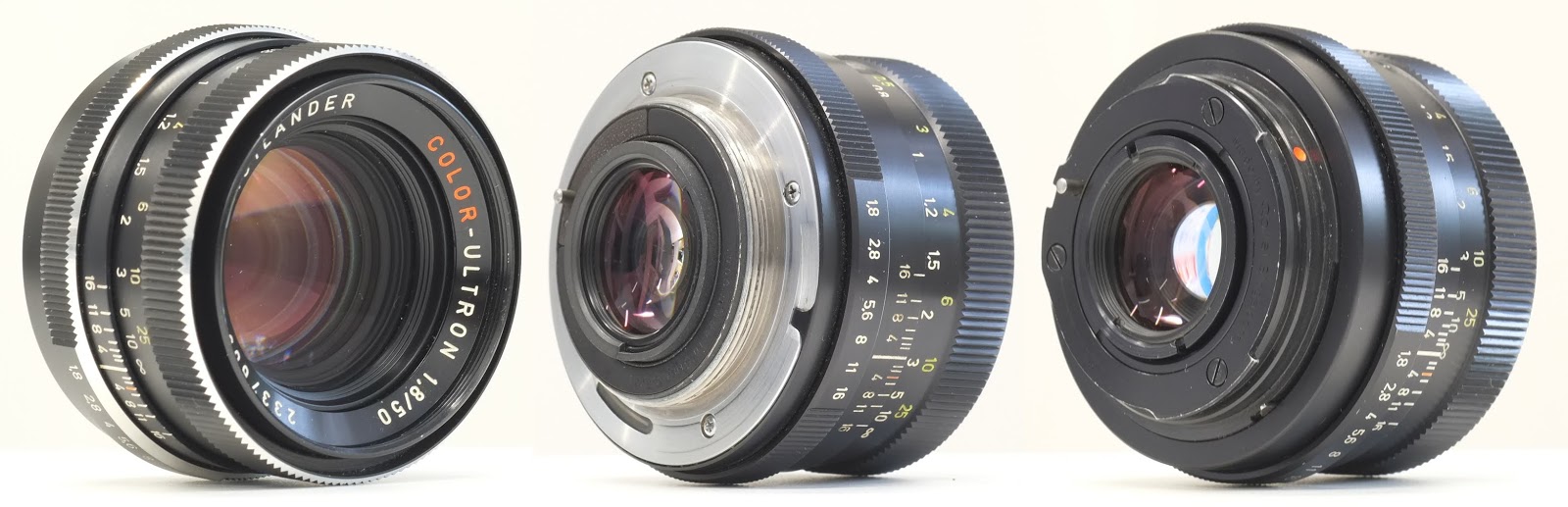 M42 MOUNT SPIRAL: Voigtländer COLOR-ULTRON 50mm F1.8 M42/QBM muont