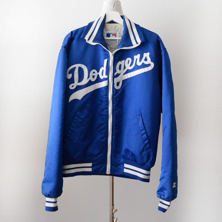 STARTER ドジャース ヴィンテージ スタジャン ナイロンジャケット 80