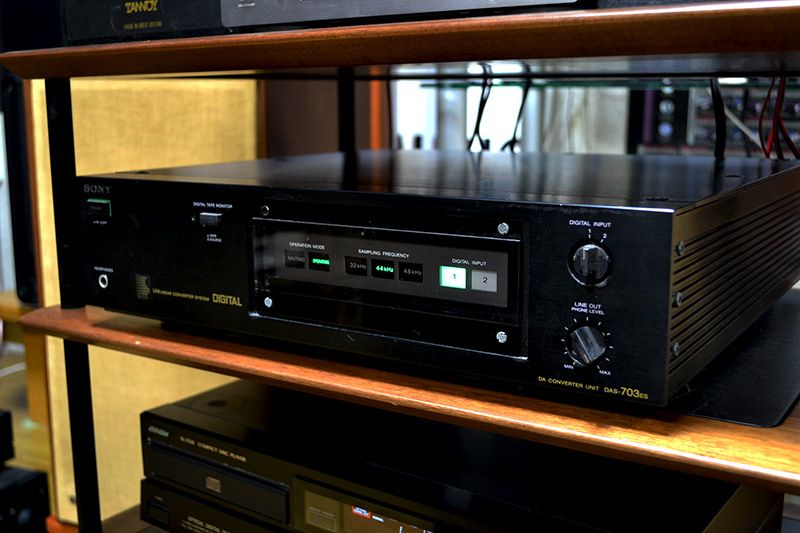 SONY D/Aコンバーター 「DAS-703」の動作チェック