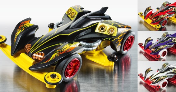 プライズ専用ミニ四駆 タミヤ「レイスティンガー ナイトシーカー」登場