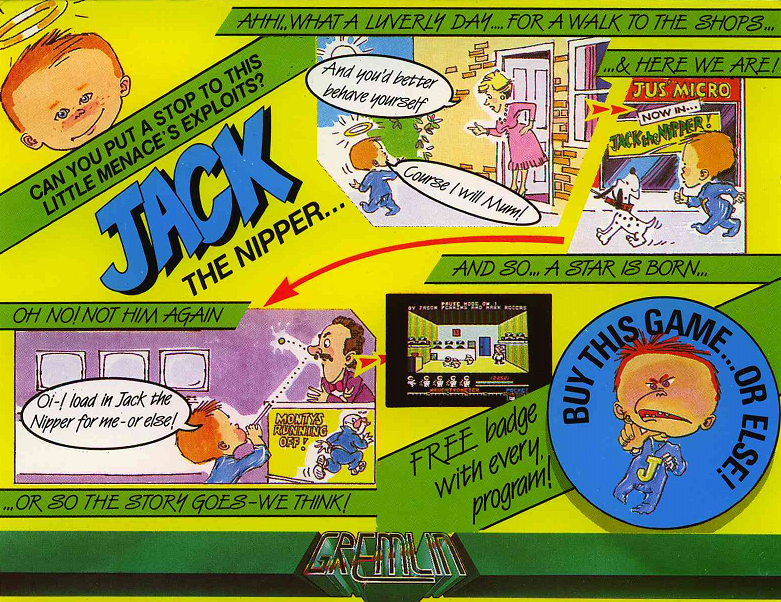 FRGCB - Finnish Retro Game Comparison Blog: Jack The Nipper