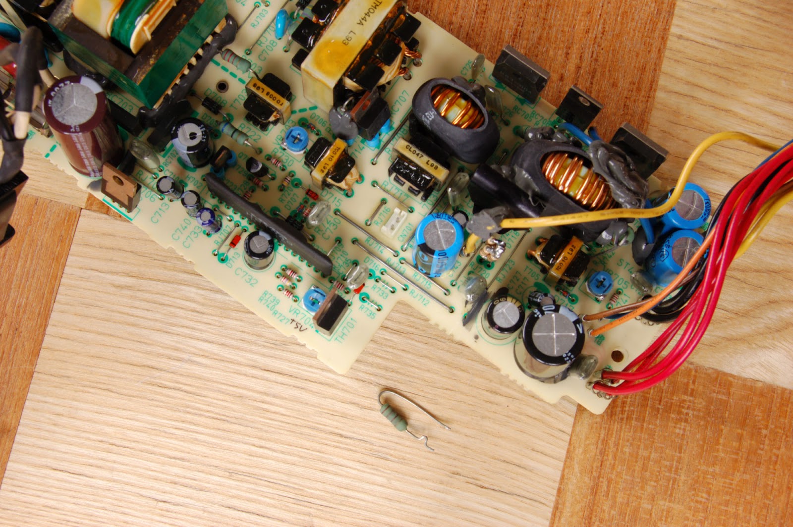 ビクターDR-MX10の電源基板 補修部品 ビクターDR-MX10の電源基板 補修