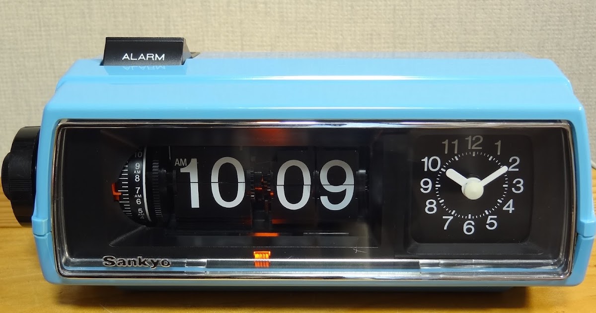 狂乱Nonaha日記: デジアナ表示 パタパタ時計 Sankyo LT-106