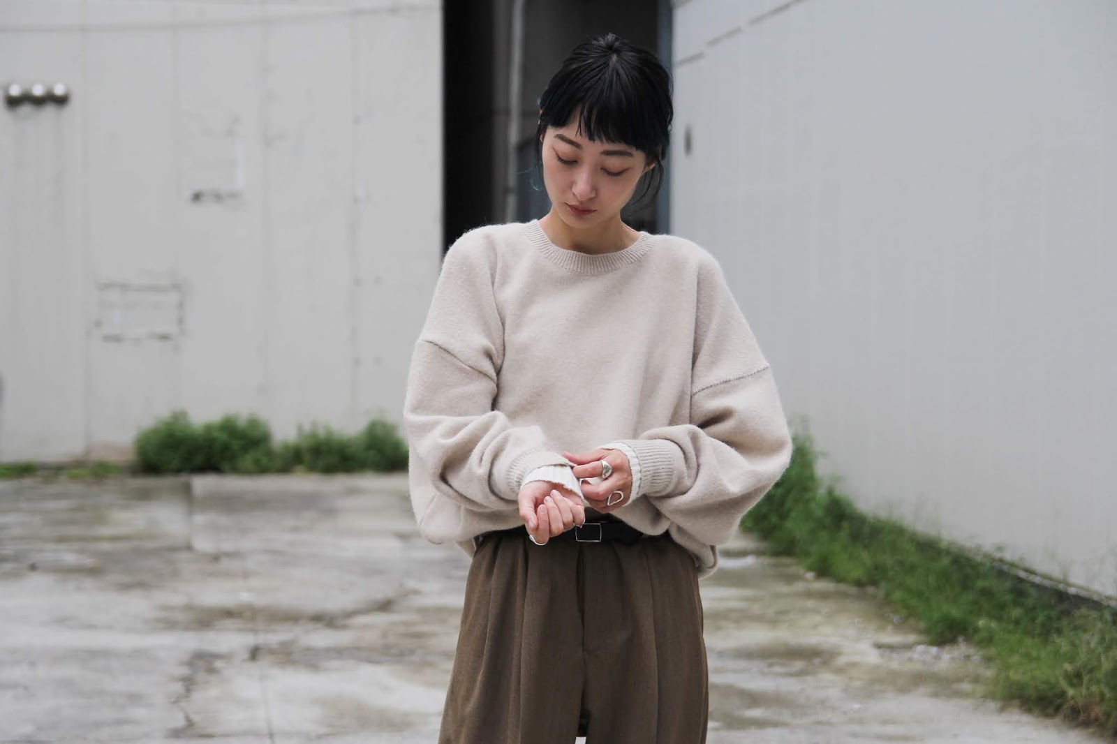 stein / シュタイン「OVERSIZED DOUBLE KNIT LS」 - input staff blog