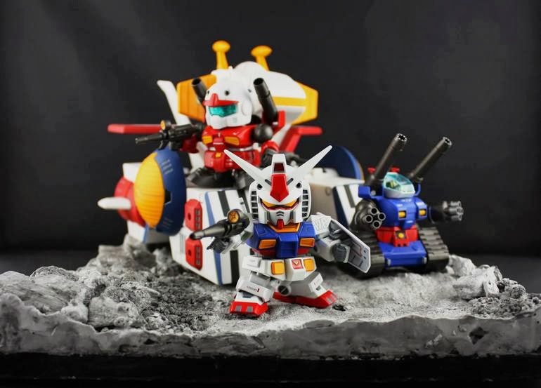GUNDAM GUY: SD Gundam 'Operation V' - Diorama Build