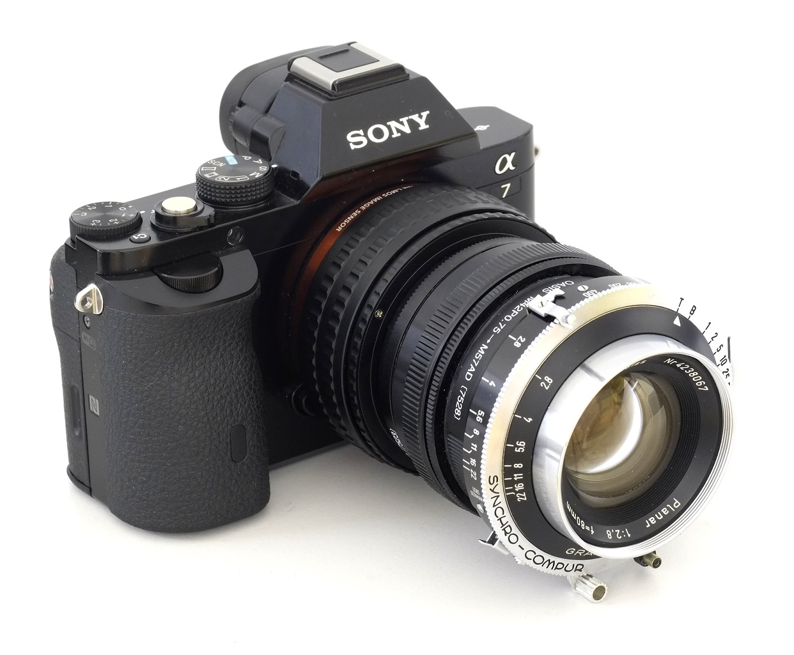 M42 MOUNT SPIRAL: Carl Zeiss Planar 80mm F2.8 for Graflex XL